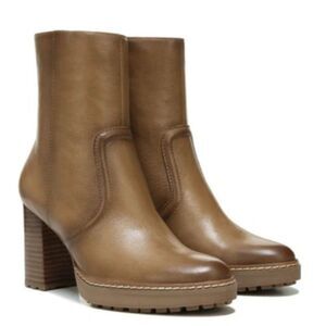 Naturalizer Brown Ankle Boots Wide Width